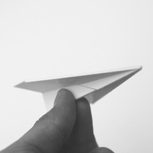 pla dart game plane paper flying 3d print model - Mito3D