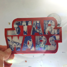 placa de star wars art el logotipo 3d print model - Mito3D