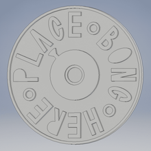 place bong - coaster here weed blue white black 420 smoke bud rip hit 3d print model - Mito3D