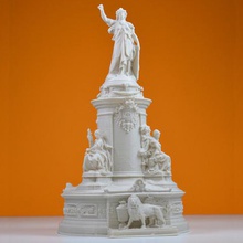 place republique paris architecture rpublique balayage statue trimble 3d print model - Mito3D