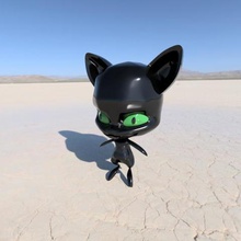 plagg character miraculous ladybug game 3d print model - Mito3D