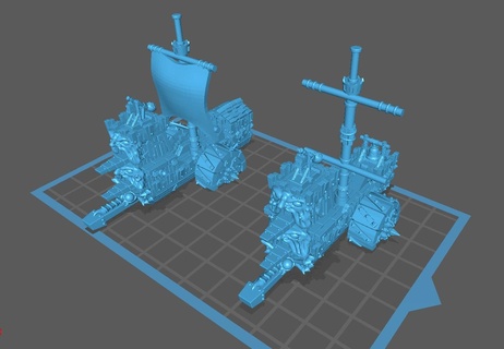 plague ridden adam savaş kuşatma kule yelken gemi 39 Ö veba kırıcı nurgle yelkenler oyunu deniz Manowar oyunları 3d print model - Mito3D