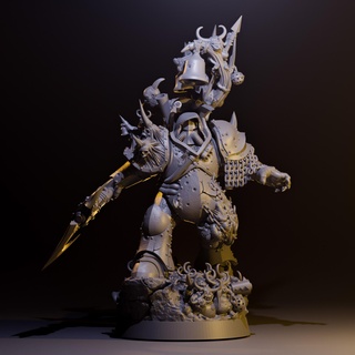 plague boy Game chaos wargame spacemarine sculpture miniature war hammer 3d print model - Mito3D