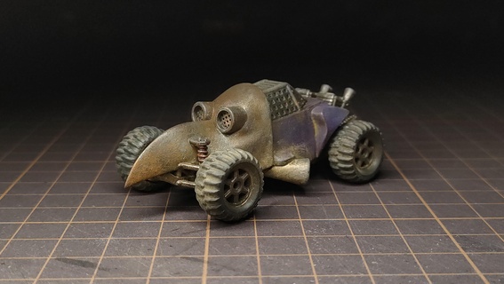 plague doctor buggy gaslands tabletop rpgs toy car hot wheels rpg game gaming art postapocalyptic vehicle dnd 3d print model - Mito3D