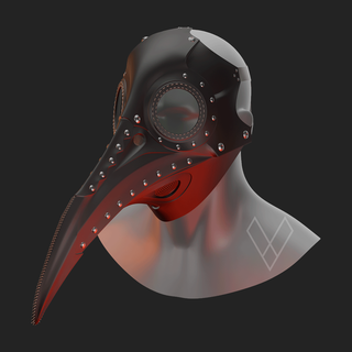 Pest Arzt Maske 3d print model - Mito3D