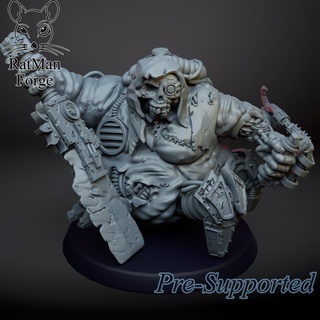 plague idol unclean war hammer demon deamon nurgle 3d print model - Mito3D