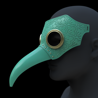 Plaga máscara omsx 3d print model - Mito3D