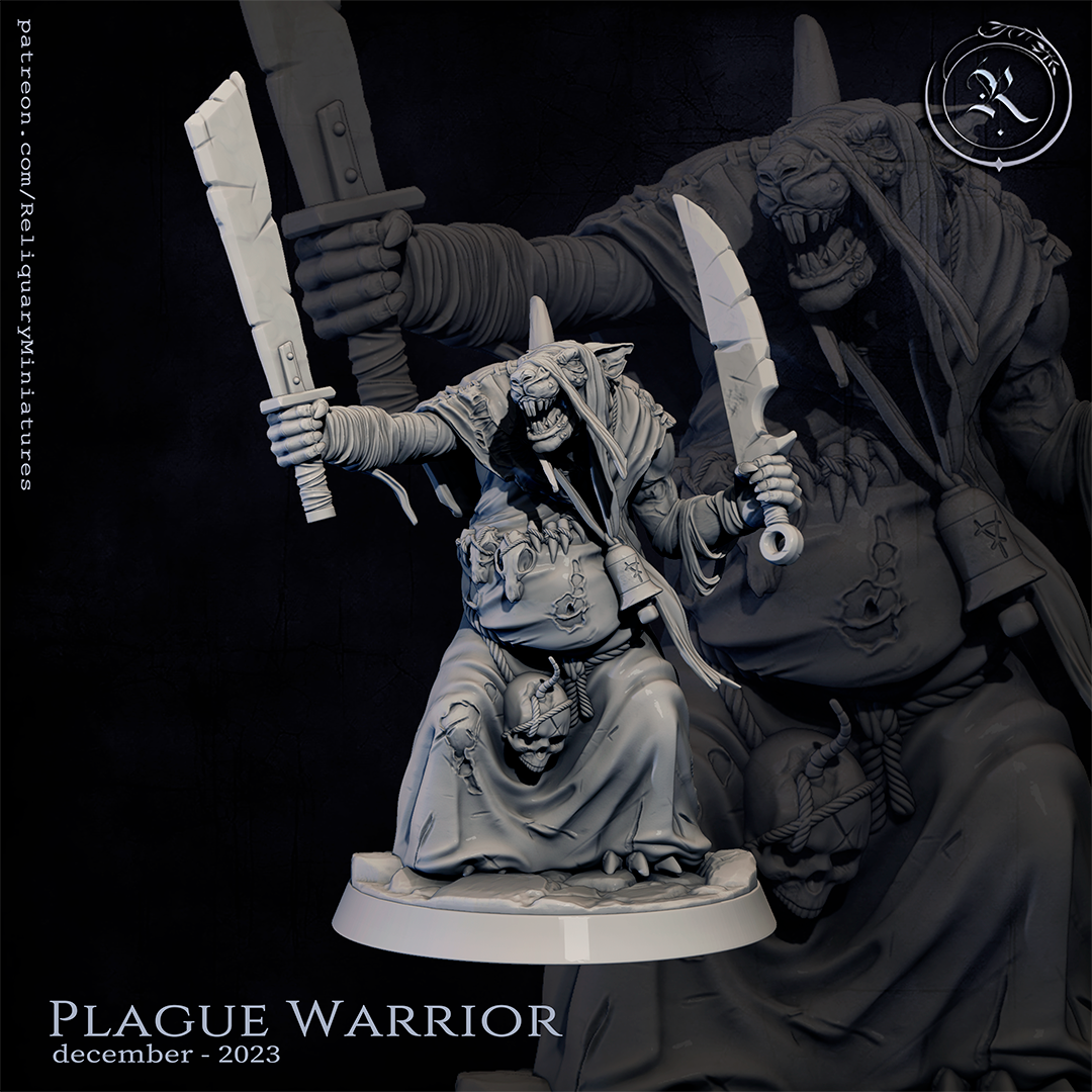 plague warrior 3D print model - Mito3D
