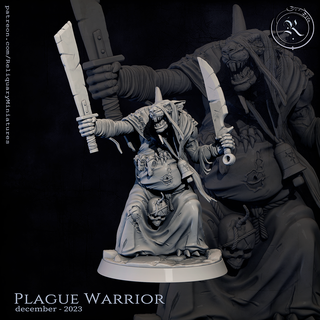 Plaga guerrero 3d print model - Mito3D