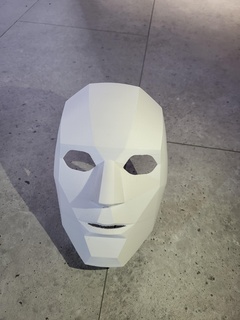 planaire visage masque 3d print model - Mito3D