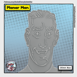 planar Wunder Krise Protokoll gla Flachmann 3d print model - Mito3D