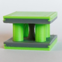 planar shock-absorber tool 3d-Drucker Teile Schock mount 3d print model - Mito3D
