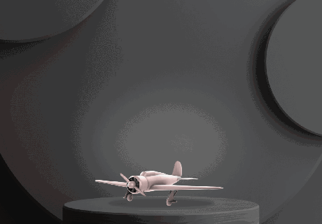 plane toy kids home decor animal aero anima aircraft 3d print model - Mito3D