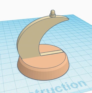 plane base gust support 3d print model - Mito3D