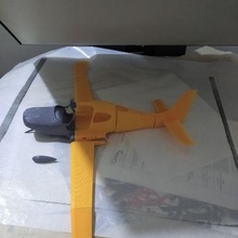 Flugzeug Cirrus sr 22 Teile Komplett Rahmen 3d print model - Mito3D