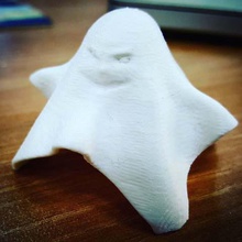 Ebene Geist Kunst Kreaturen halloween ghost creatable d3 blender 3d von der Decke 3d print model - Mito3D
