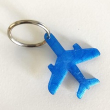 plane keychain pendant game 3d print model - Mito3D