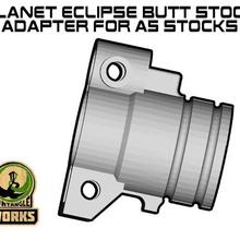 planet eclipse butt stock adapter tippmann a5 paintball magfed etha ego geo emg100 3d print model - Mito3D