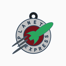 planet express trousseau de clés jeu futurama un anneau porte-clés 3d print model - Mito3D