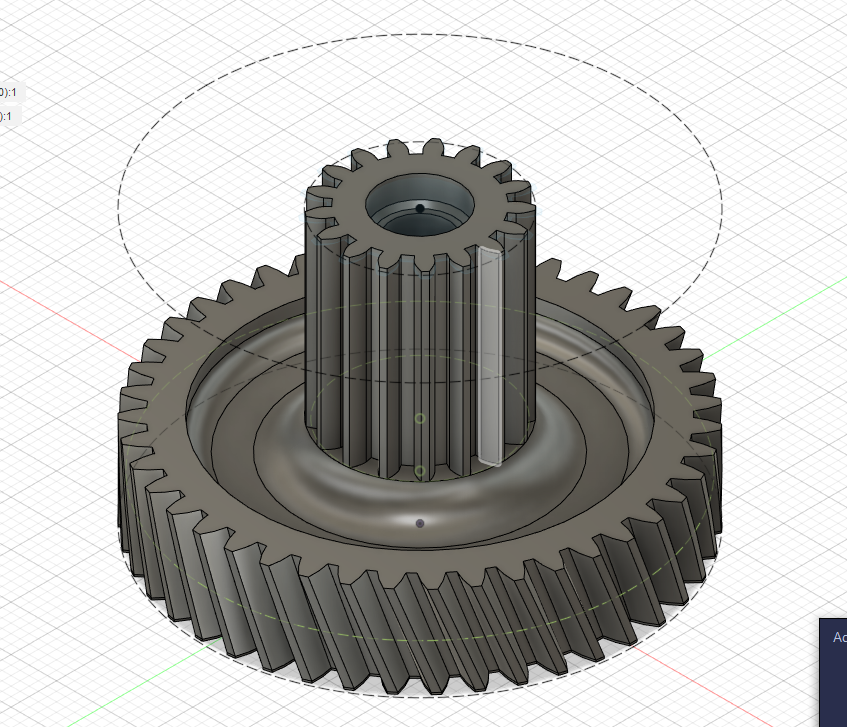 planetary gear electric motor 3D print model - Mito3D