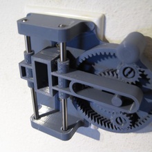 planetary gear scotch yoke light switch home decor wall lightswitch gears cover 3d print model - Mito3D