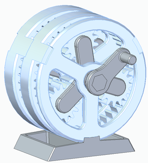 planetario riduttore 3d print model - Mito3D