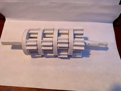 planetário caixa velocidade gadget imprimível engrenagens trabalhando Razão 3d print model - Mito3D