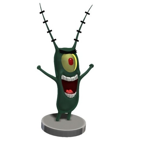 plankton spongebob çeşitli çizgi film eponge 3D print model - Mito3D