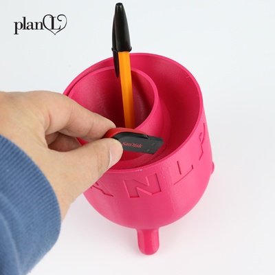 planl ph21c-chimney penholder pencil holder 3d print model - Mito3D