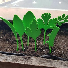 planta rótulo de ervas a casa manjericão coentro salsa plantas etiquetas estévia estragão tomilho 3d print model - Mito3D