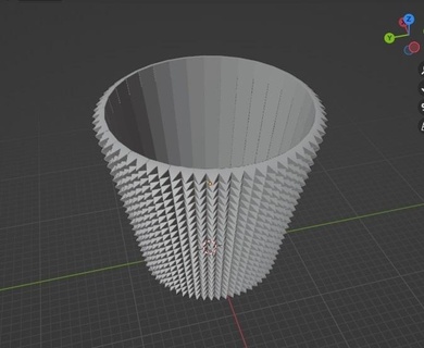 plant pot3 pot 3d print model - Mito3D