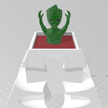 plante pot 10x10 planteur Groot 3d print model - Mito3D