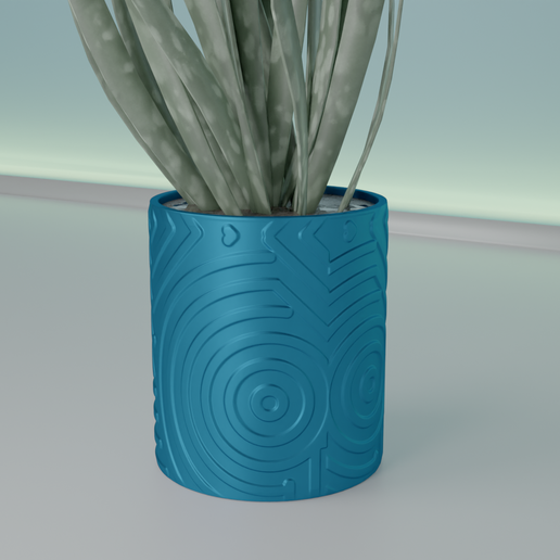 pianta pentola 43 titolare supporto foglia cactus natura flora fiore forma astratto ciotola vaso succulenta casalinghi stoviglie generale arredamento botanico giardinaggio verde Casa 3D print model - Mito3D