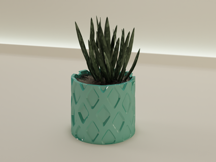 plante pot 54 feuille cactus nature flore fleur forme abstrait bol vase succulent articles ménagers vaisselle général décor botanique jardinage vert maison 3d print model - Mito3D
