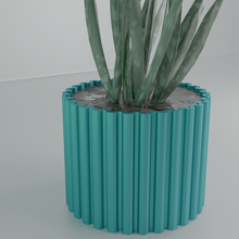 plant pot holder 36 leaf cactus nature flora flower shape abstract bowl vase succulent houseware tableware general decor botanic gardening green house 3d print model - Mito3D