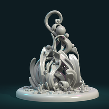 bitki heykel Sanat örtüsü masa dekor yazdırılabilir parşömenler 3d print model - Mito3D