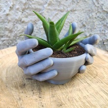 plante forme pot planteur vase 3d impression modèle 3d print model - Mito3D