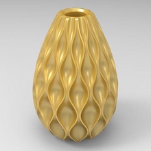 plant vase art 3d print model - Mito3D