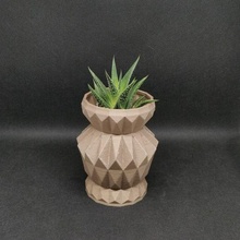plant vase - diamond pot planter planters flowers succulent indoor vaso para planta vasos decorativos maceta suculentas jarro 3d print model - Mito3D