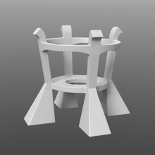 plant vase support home 3d print model - Mito3D