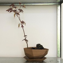 planter 2 home flower pot low poly 3d print model - Mito3D