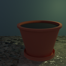 planter flowerpot 3d print model - Mito3D