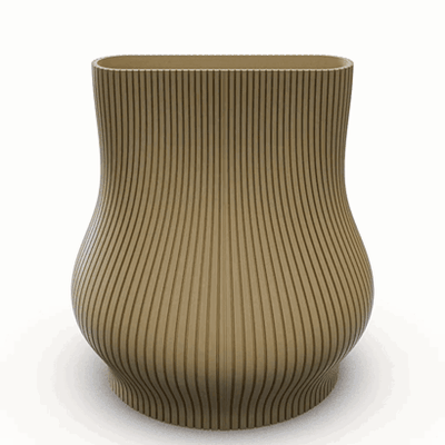 plantador 012 casa vaso vasos modo estreito geomética flor plantar espiral low poly panela stl napa3d cacto bonsai 3d print model - Mito3D