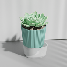 fioriera 02 casa giardinaggio fioriere vaso auto irrigazione giardino all'aperto 3d print model - Mito3D