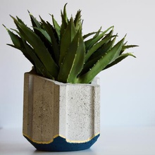 planter 3d printable mold home concrete decor planters pot 3d print model - Mito3D