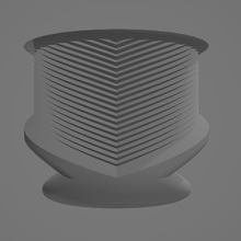 planteur 69 pot drainer décor impair 3d print model - Mito3D
