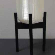 fioriera assemblabile piedistallo vaso fiori giardino terrazza 3d print model - Mito3D