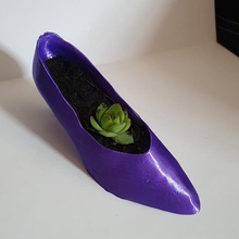 plantador de escarpin a moda bomba deco plantadeira vaso 3d criação 3d print model - Mito3D