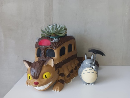 plantador Panela catbus Totoro gatobus estúdio ghibli popular 3d print model - Mito3D