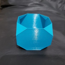 maceta trunca bote espiral florero casa la ver olla cubo 3d print model - Mito3D